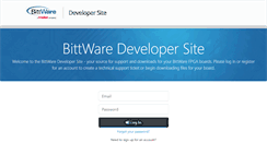 Desktop Screenshot of developer.bittware.com