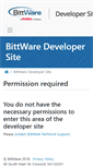 Mobile Screenshot of developer.bittware.com