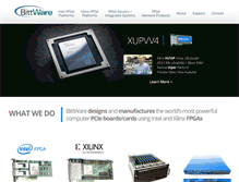 Tablet Screenshot of bittware.com